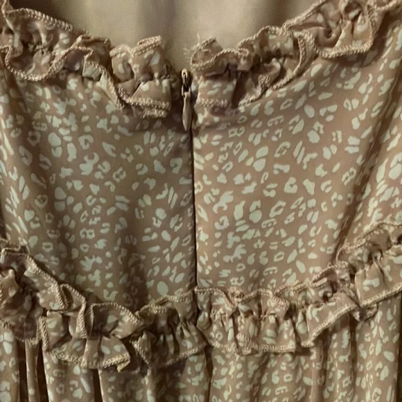 Saints & Secrets chiffon & layered ruffle dress - Picture 10 of 11